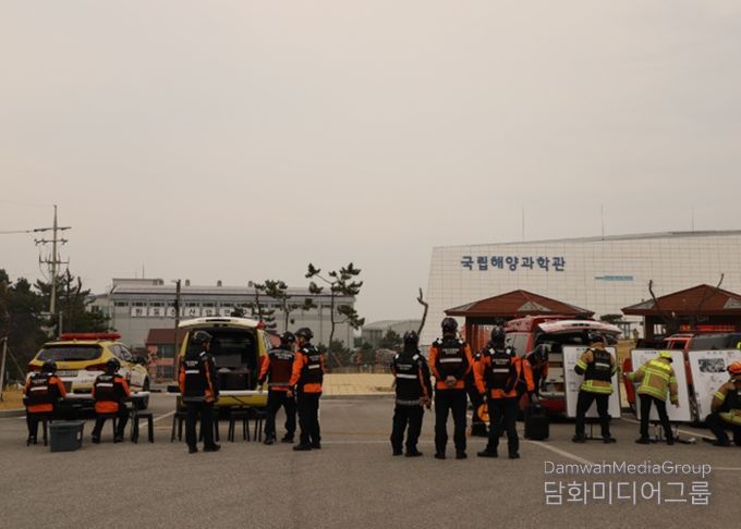 울진소방서, 1분기 긴급구조통제단 불시가동훈련 실시