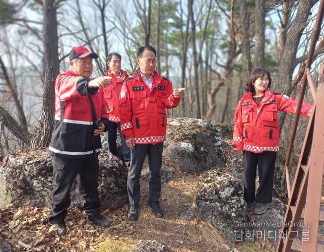 표주업 부군수, 봉곡산·국사봉 산불감시초소 점검