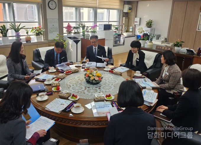 신임교장 부임 학교 방문