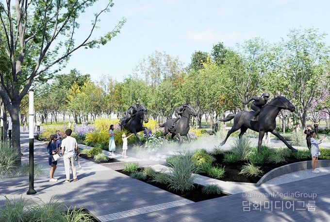 한국마사회 기관정원 조성예정도