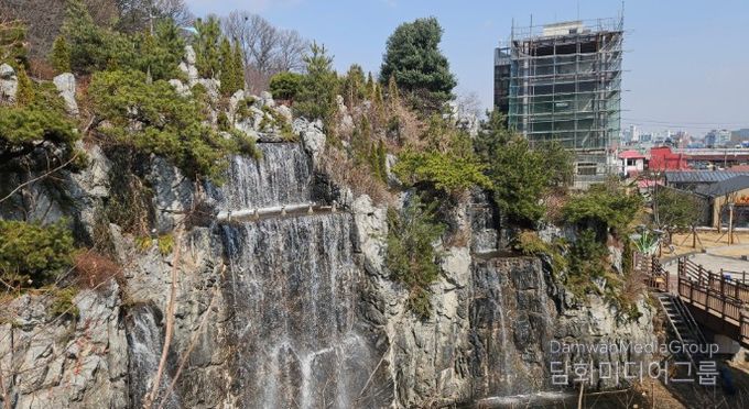 설봉공원 폭포, 분수대 4월 2일 가동 개시