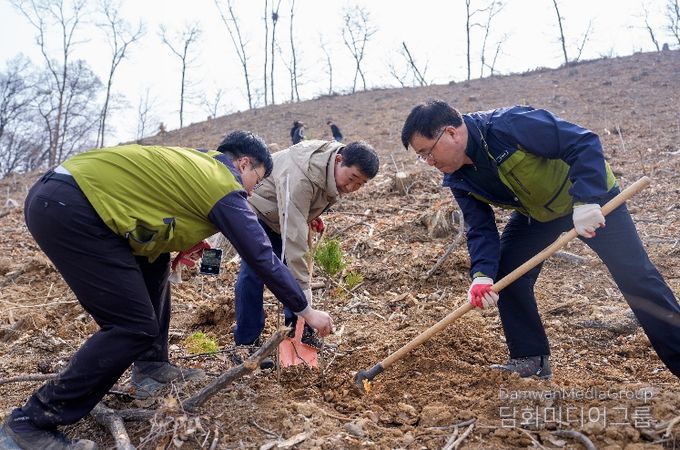 증평군 식목일 나무심기 행사