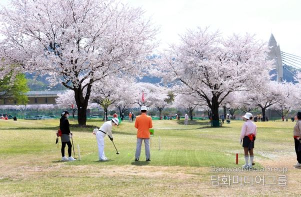 - 제20회 밀양시장배 전국 파크골프대회 경기 모습