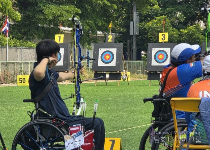 장애인양궁단 함태진 선수, 세계 장애인 양궁 시리즈에서 '금메달' 획득