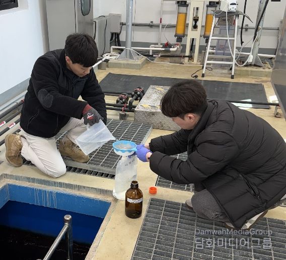 착수정 시료채취 현장