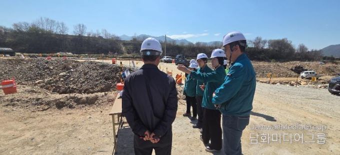 군수권한대행, 고견자연재해위험개선지구 정비사업 현장 방문