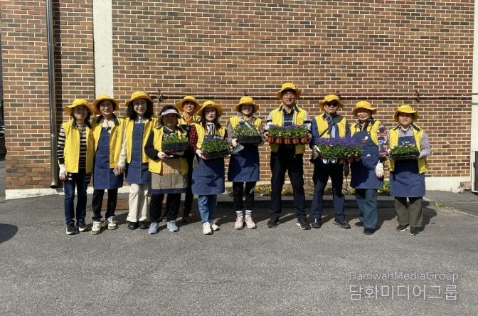 수원시 장안구 정자1동, 손바닥정원 조성 활동 전개