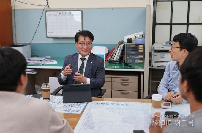 119종합상황실 방문 격려 및 지휘부 회의