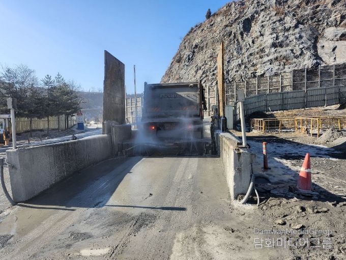 석회석 광산 비산먼지 저감 총력 후속조치