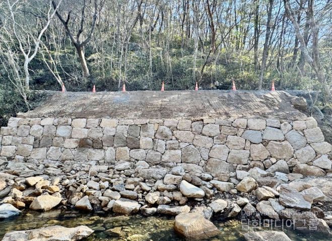 선암사 진입로 복구 완료