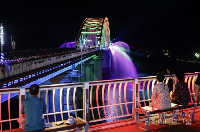 고수대교 경관 분수