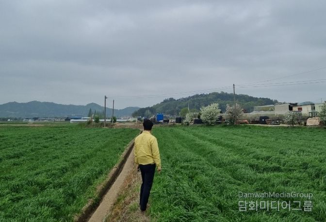 고품질 탑마루 친환경 쌀 생산 준비