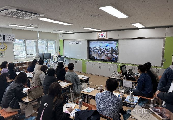 4월 11일 예울초등학교에서 ‘좋은수업 실천연구’ 수업공개가 이뤄지고 있다.