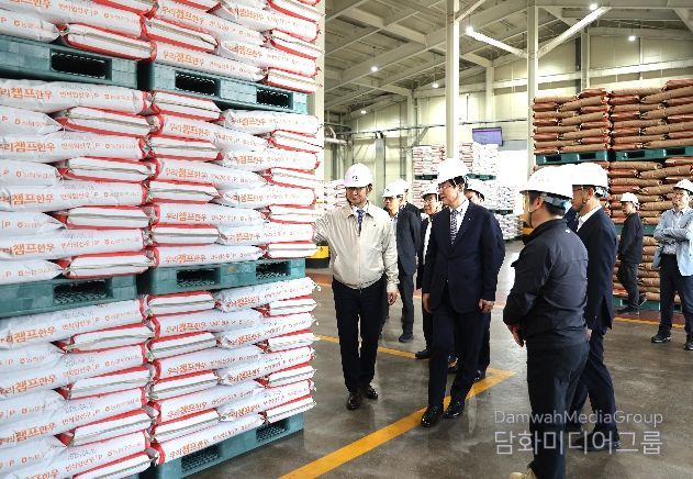 농협 사료공장 현장 방문